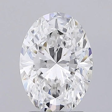 2.02ct Oval Lab Grown Diamond (Colour E, Clarity VS2, IGI Certified)