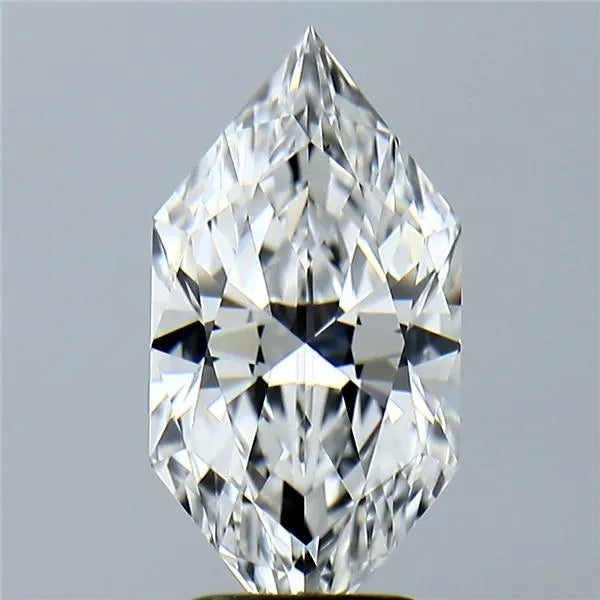2.71ct Hexagonal Lab Grown Diamond (Colour E, Clarity VVS2, IGI Certified)