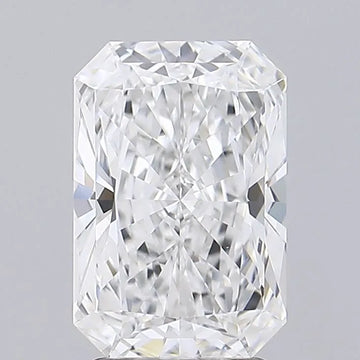 3.02ct Radiant Lab Grown Diamond (Colour E, Clarity IF, IGI Certified)