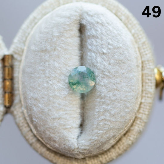 RESTOCKED! Briar rose three stone with moss agate