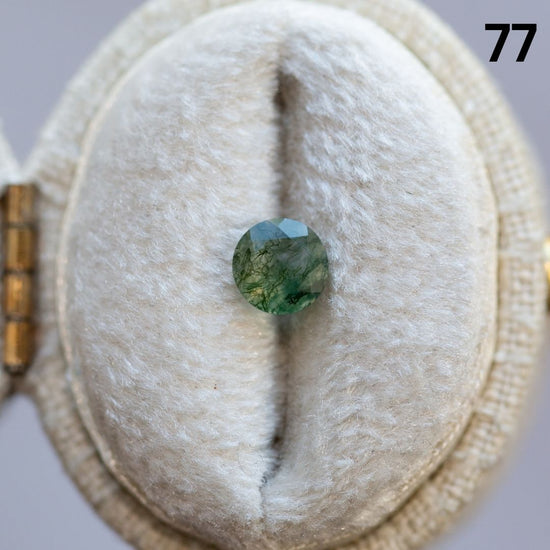 RESTOCKED! Briar rose three stone with moss agate