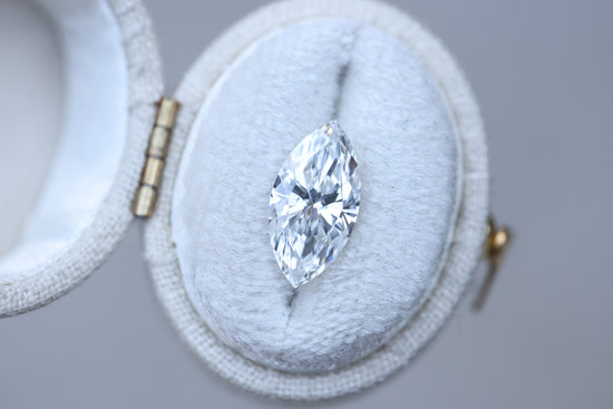 2.51ct marquise lab diamond, E/VS1