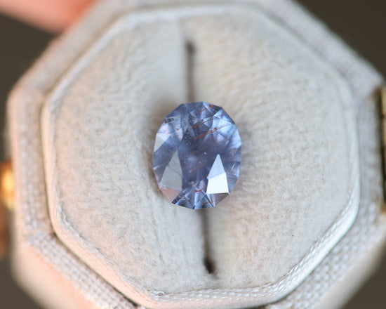 2.42ct oval purple lavender sapphire -From Earths Treasury
