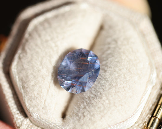 Load image into Gallery viewer, 2.42ct oval purple lavender sapphire -From Earths Treasury
