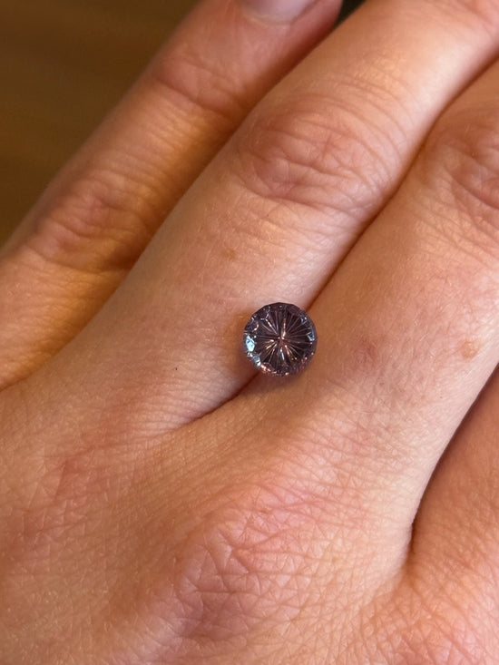 1.84ct round color change sapphire - Starbrite cut by John Dyer