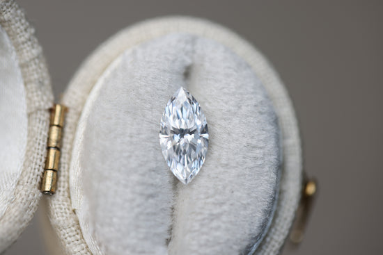 1.01ct marquise lab diamond, D/VS1