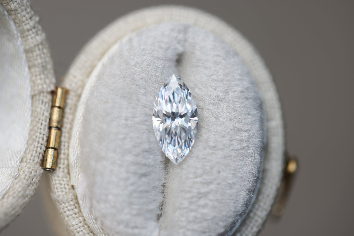 1.01ct marquise lab diamond, D/VS1