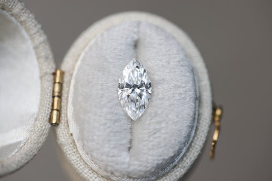 1.28ct marquise lab diamond, F/VS2