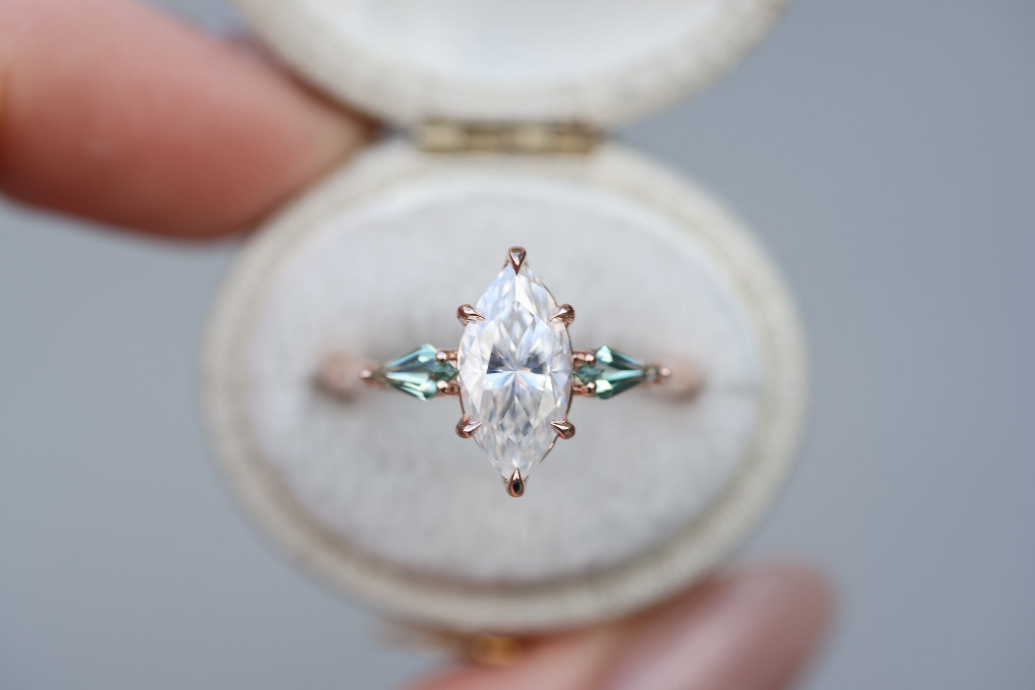 Customize your own Artemis with marquise center – Oore Jewelry
