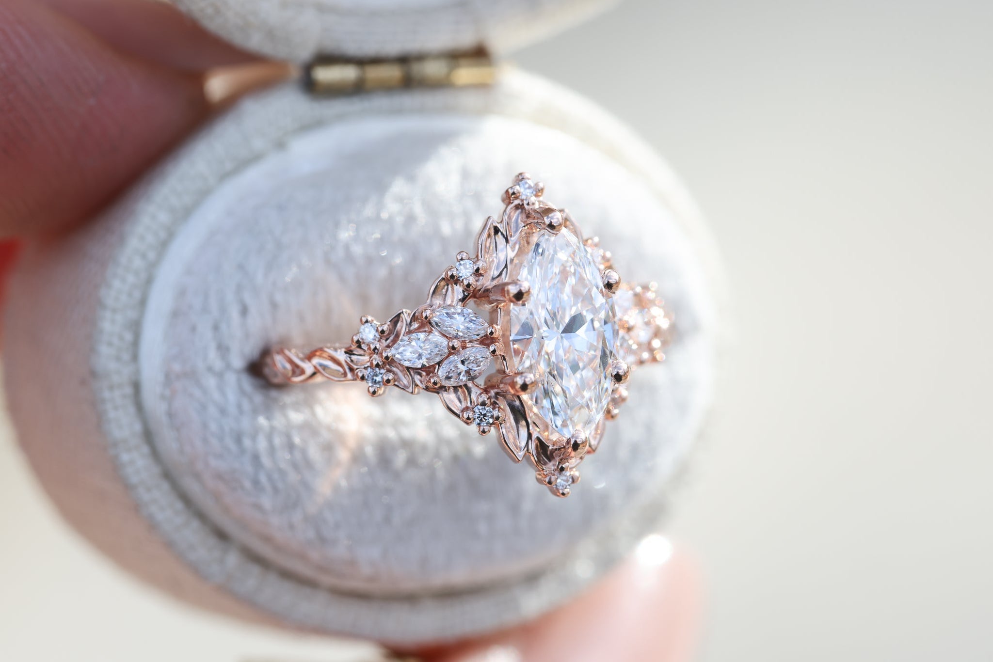 Customize your own Briar Rose Starlight with 10x5mm marquise and