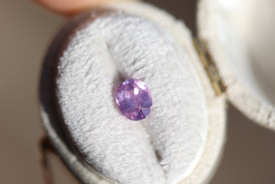 1.04ct oval opalescent pink sapphire