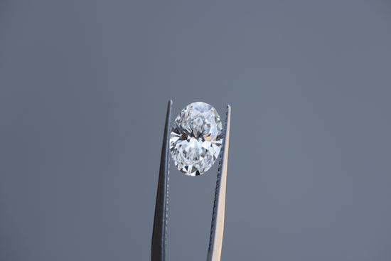 1.64ct oval lab diamond, F/VS2