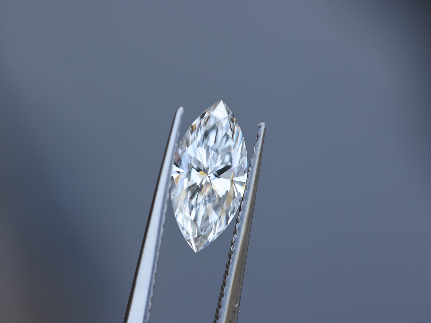 1.28ct marquise lab diamond, E/VS1