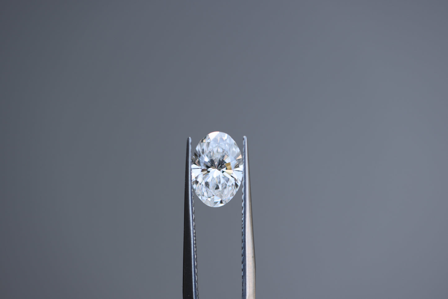 1.33ct oval lab diamond, E/VS1