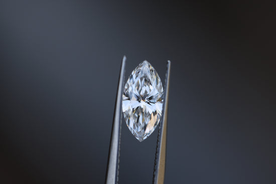 1.43ct marquise lab diamond, D/VS1