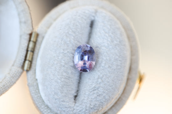 1.07ct oval opalescent lavender sapphire