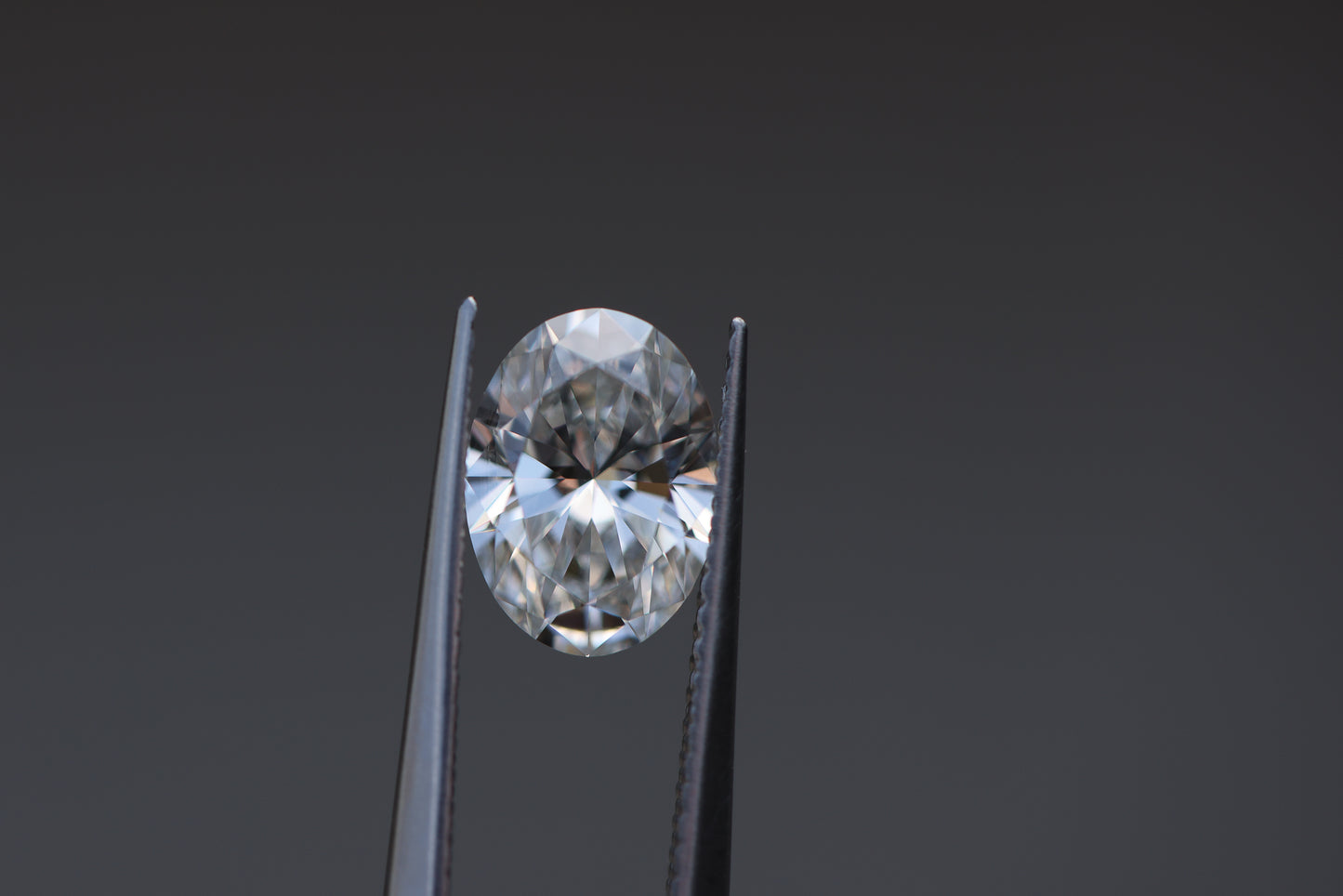 1.6ct oval lab diamond, F/VVS2