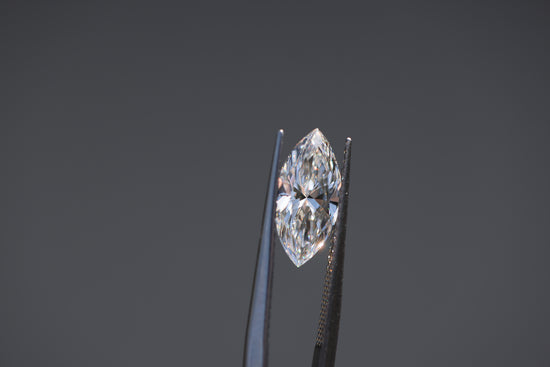 1.61ct marquise lab diamond, F/VVS2