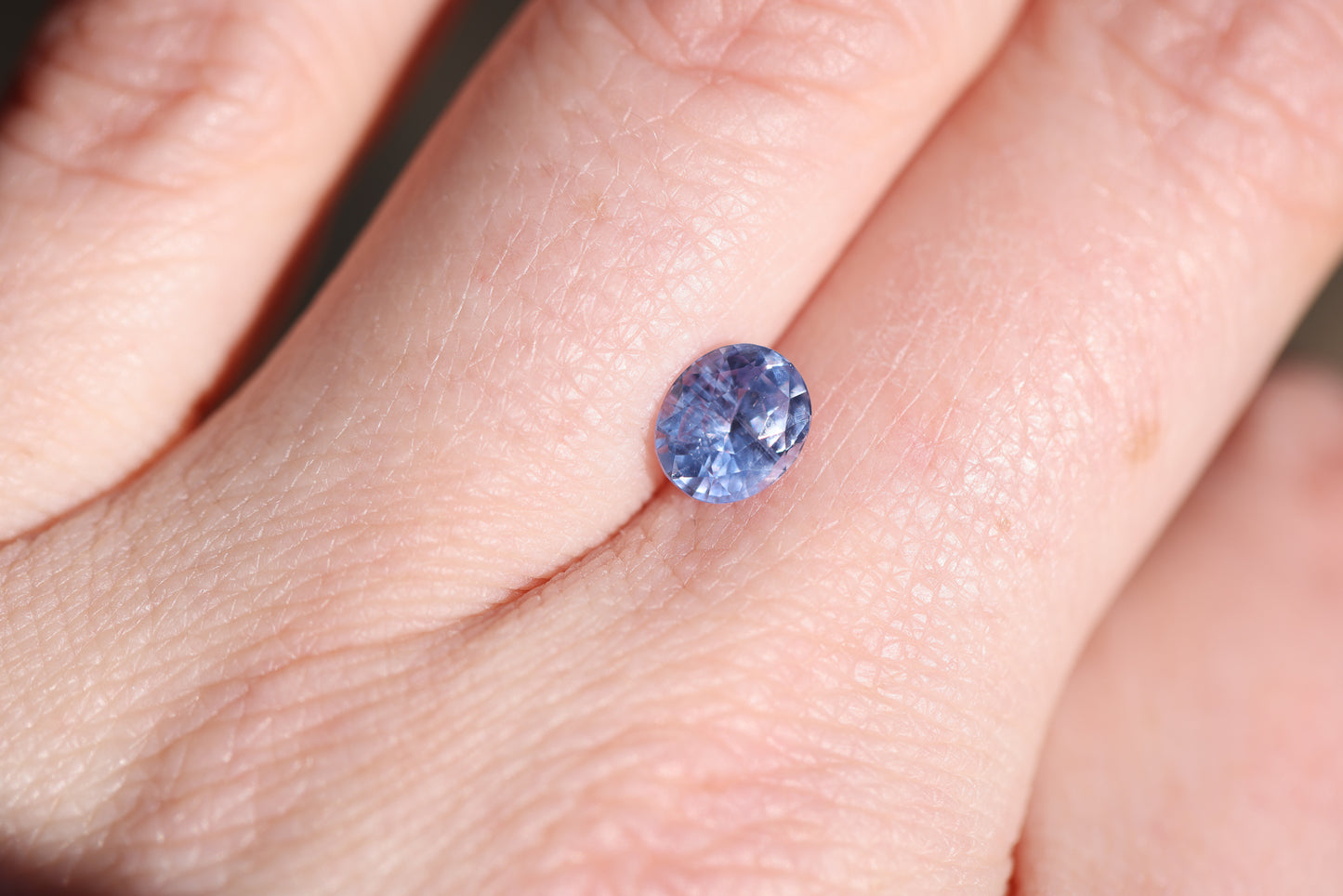 1.51ct oval blue purple sapphire!