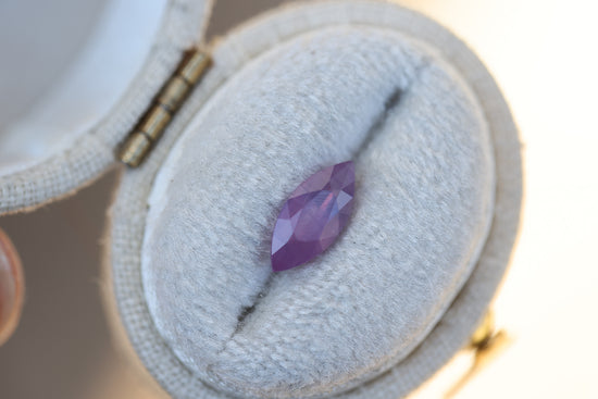 1.07ct marquise opalescent pink sapphire