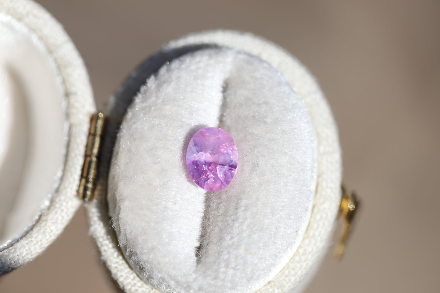 1.51ct oval opalescent pink sapphire