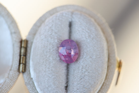 1.51ct oval opalescent pink sapphire