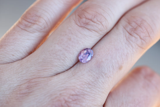 1.18ct oval opalescent pink purple sapphire