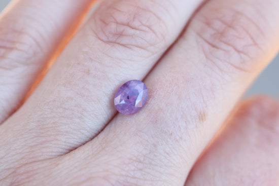 2.02ct oval opalescent pink lavender sapphire