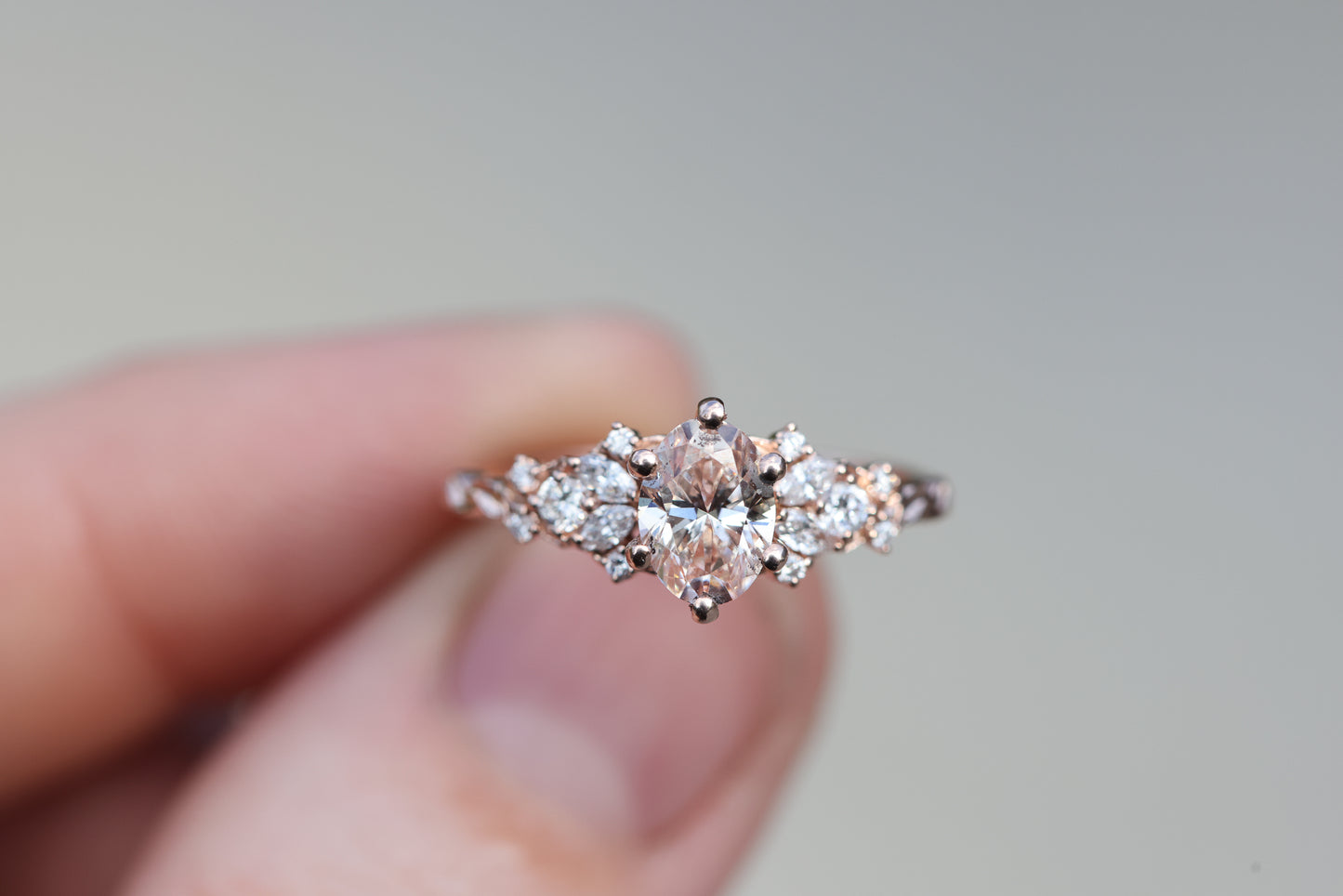 READY TO SHIP- Size 7, 14k Rose Gold Enchanted Garden