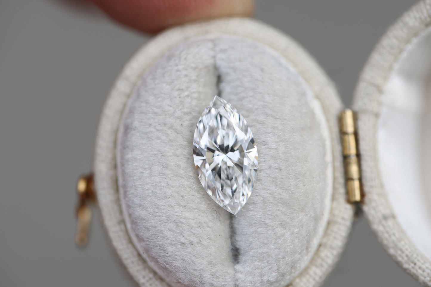 2.08ct marquise lab diamond, E/VS1