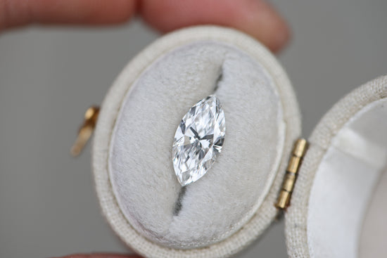 2.02ct marquise lab diamond, E/VVS2