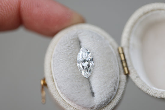 1.34ct marquise lab diamond, E/VS1