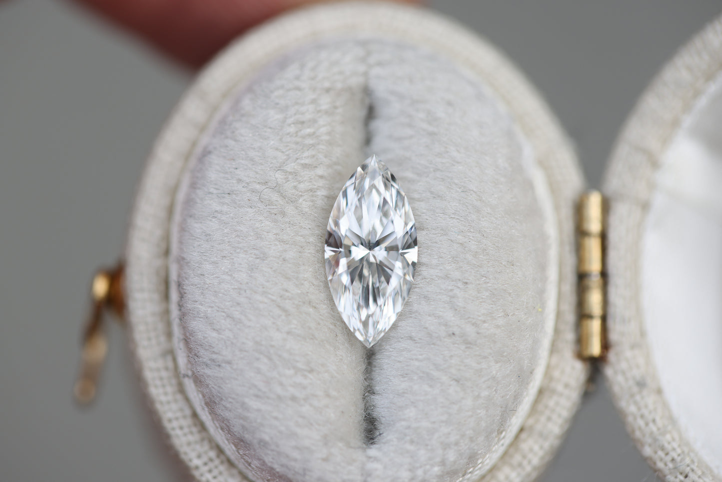 1.22ct marquise lab diamond, F/VVS2