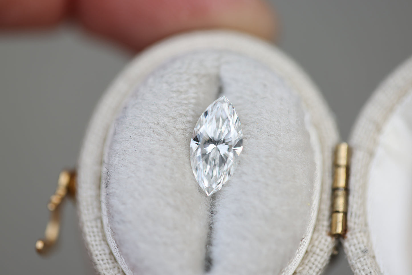 1.1ct marquise lab diamond, F/VVS2