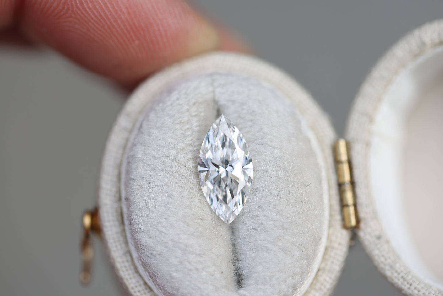 1.55ct marquise lab diamond, E/VS1
