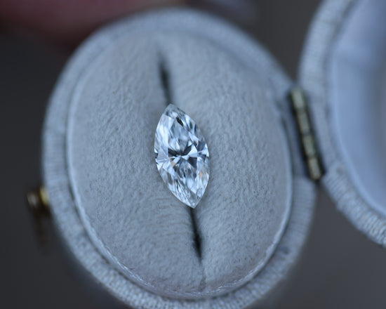 1.2ct marquise lab diamond, E/VS1