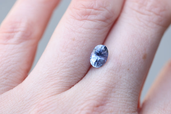 1.81ct oval blue sapphire