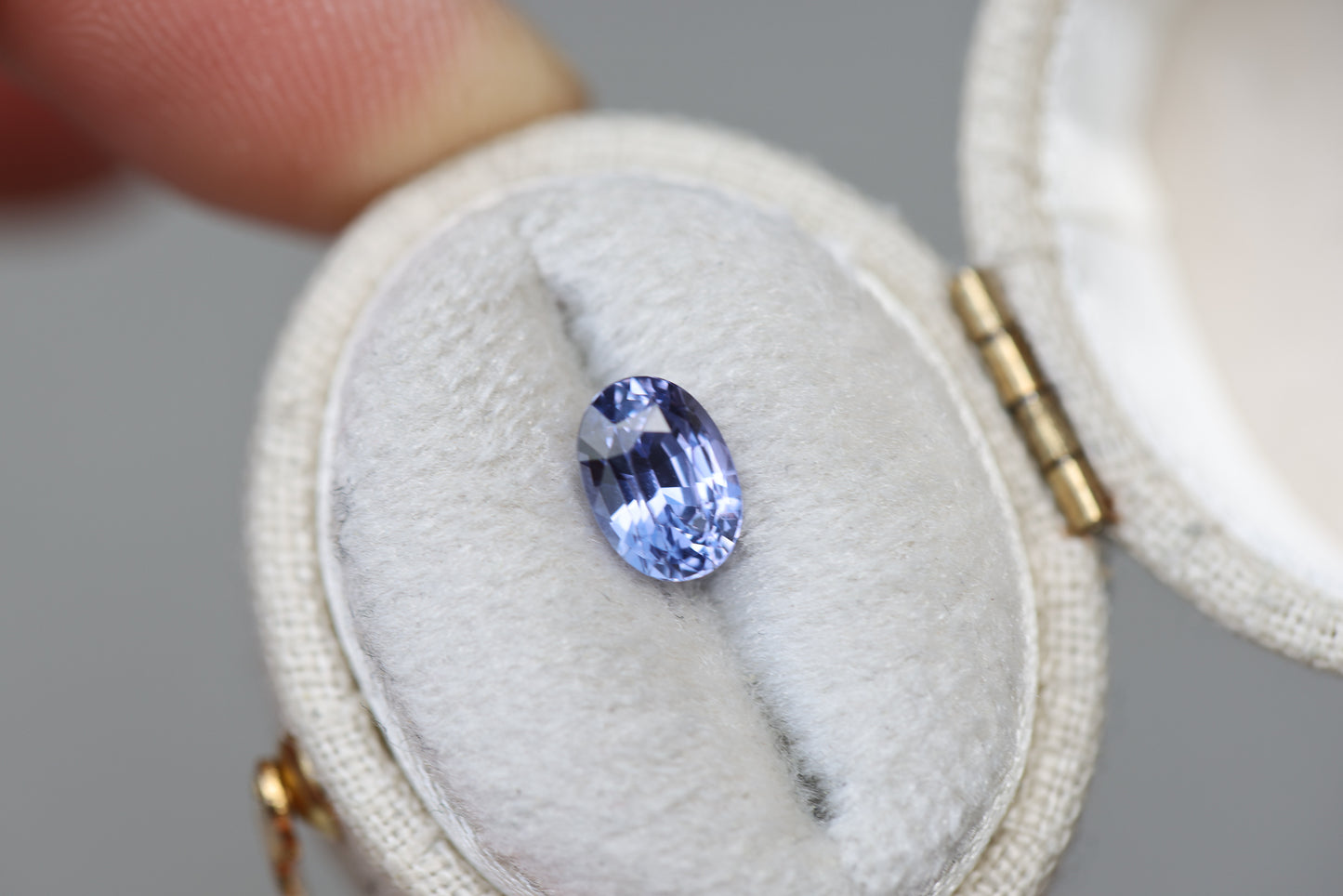 1.3ct oval blue sapphire