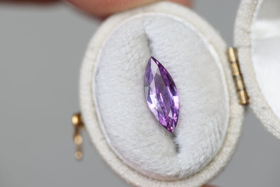 2.05ct marquise purple pink sapphire