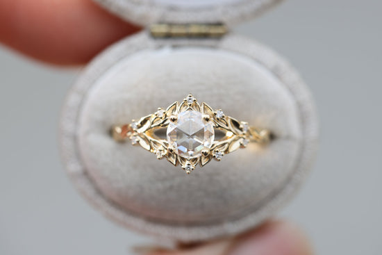 READY TO SHIP - Size 6 14k yellow Briar solitaire