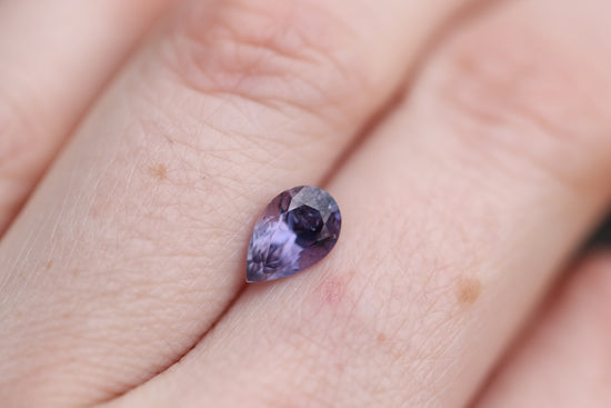 Load image into Gallery viewer, 1.61ct pear deep purple sapphire
