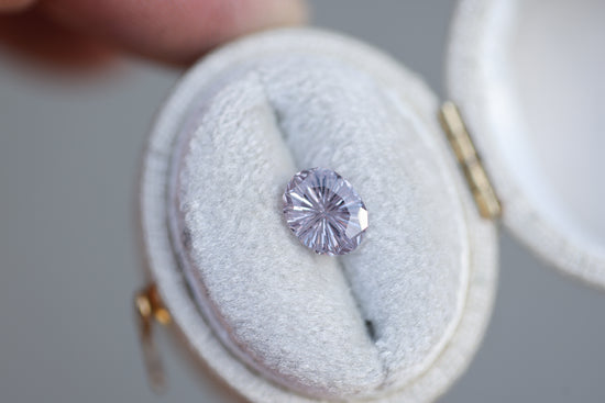 1.1ct oval pink sapphire - Starbrite cut by John Dyer