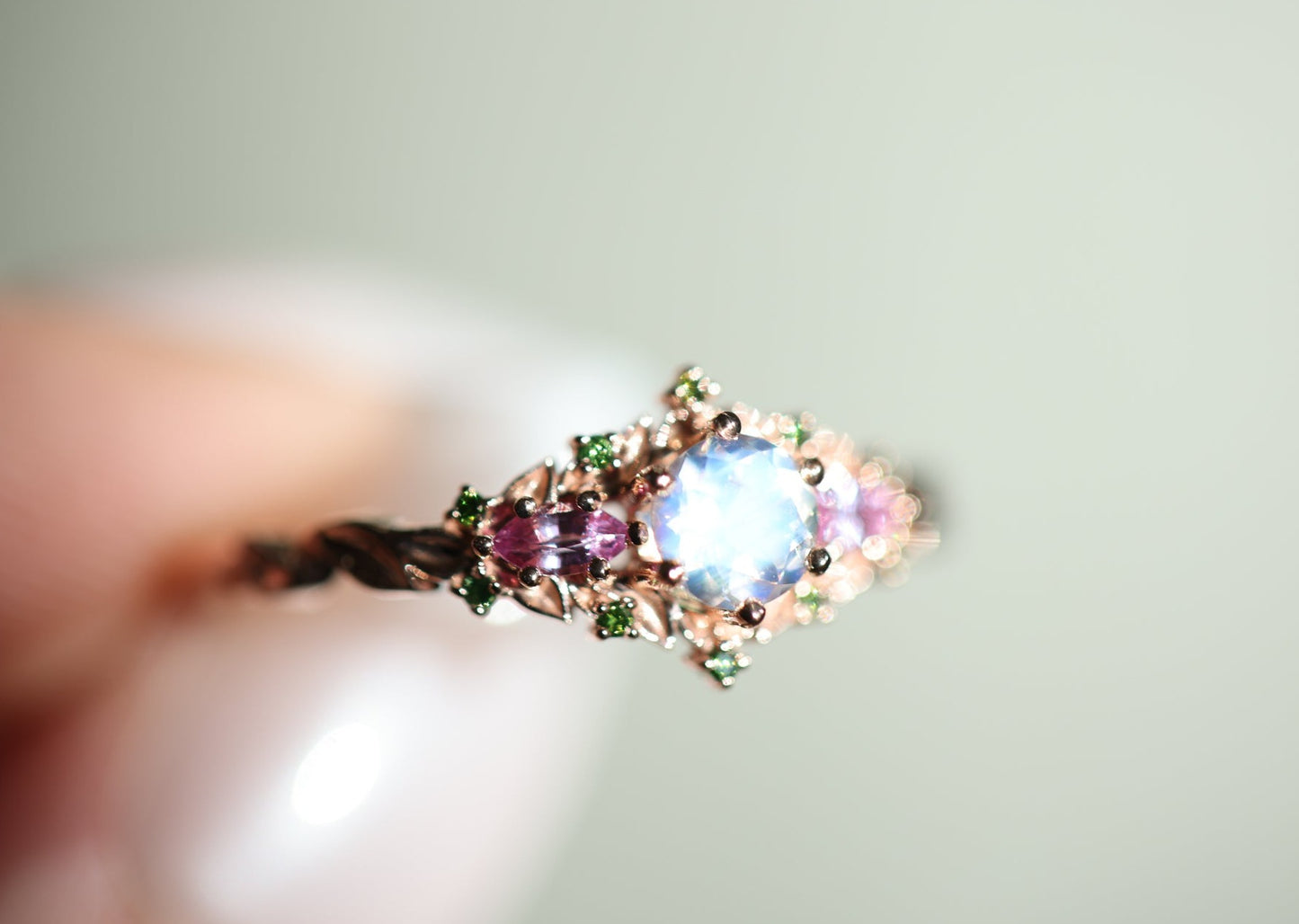 Pink Moonstone Ring – Curated Los Angeles