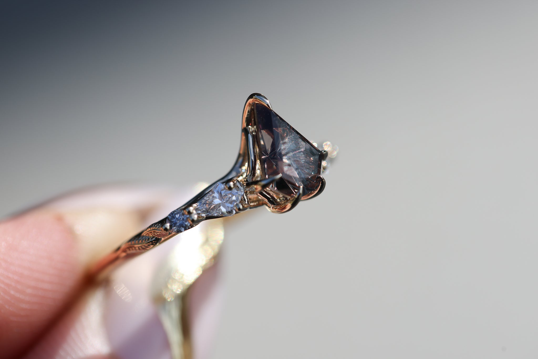 Artemis Five Stone (setting only) – Oore Jewelry Artemis Five Stone (setting only) – Oore Jewelry