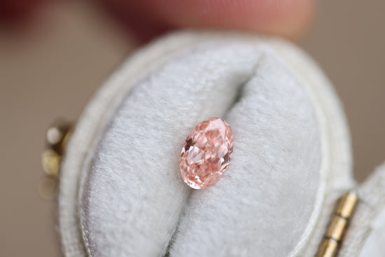 .84ct oval lab pink diamond