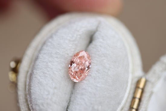 .84ct oval lab pink diamond