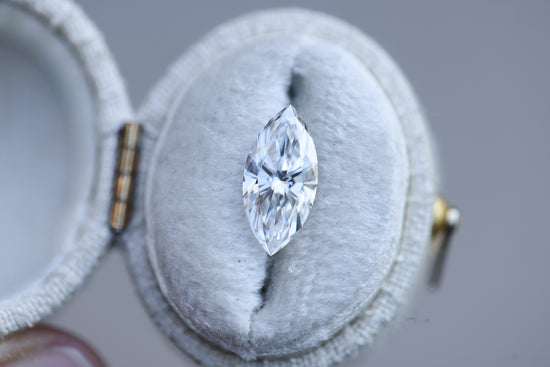 2.04ct marquise lab diamond, E VVS1