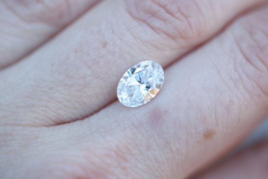 1.79ct oval lab diamond, E/VS1