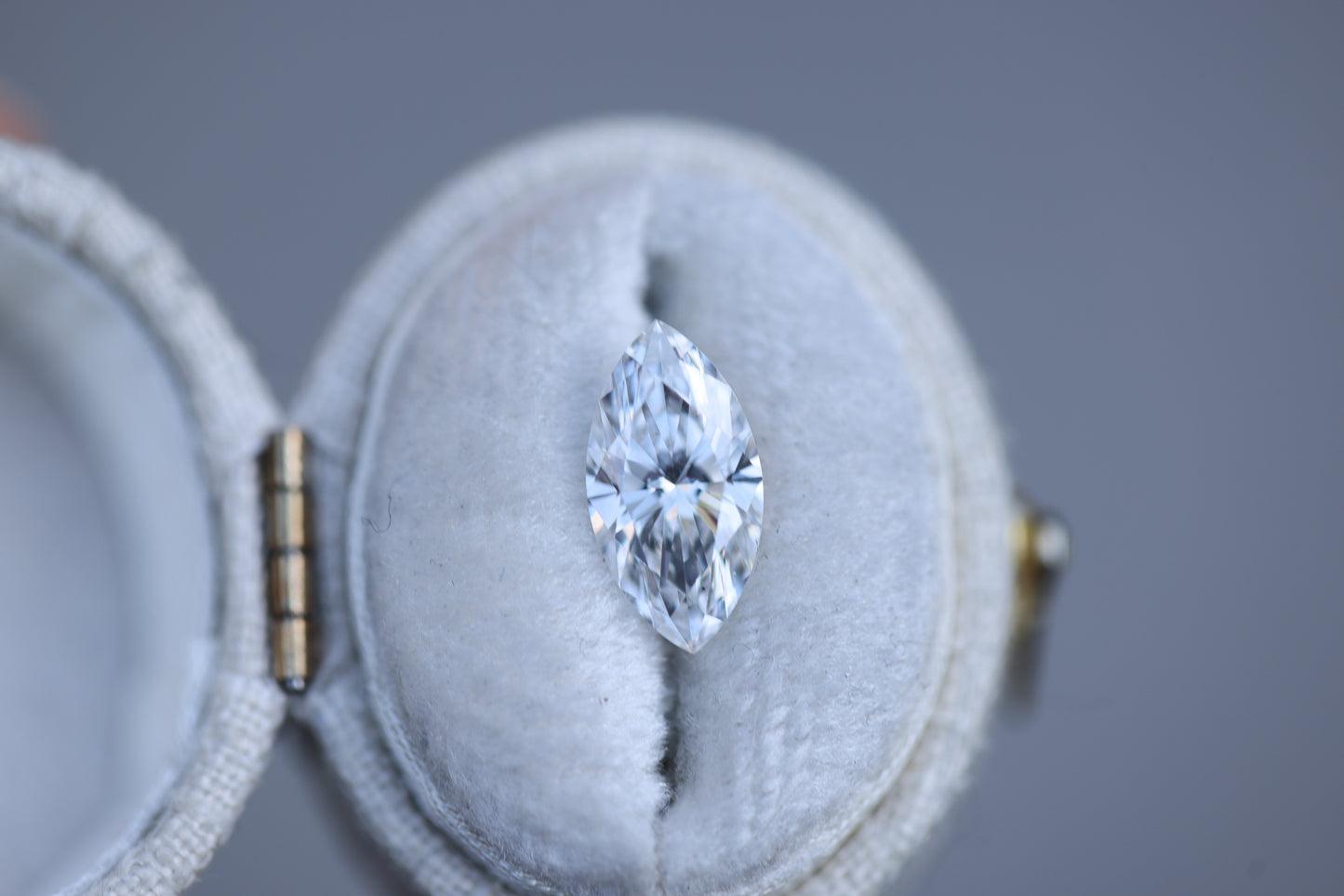 2.05ct marquise lab diamond, D VS2