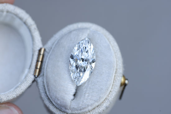 4.1ct marquise lab diamond, F VS2